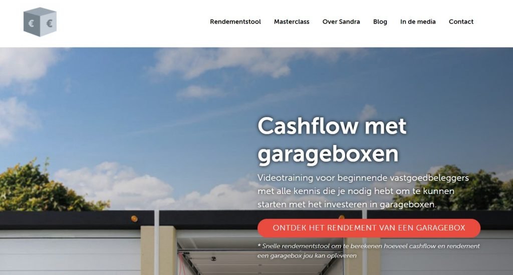 artikel recensie de cashflow box homepage website rendementstool