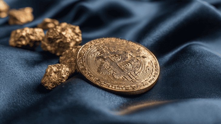 Bitcoin of goud