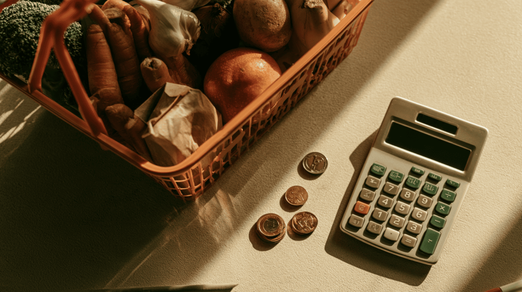 geld besparen met producten uit winkelmand